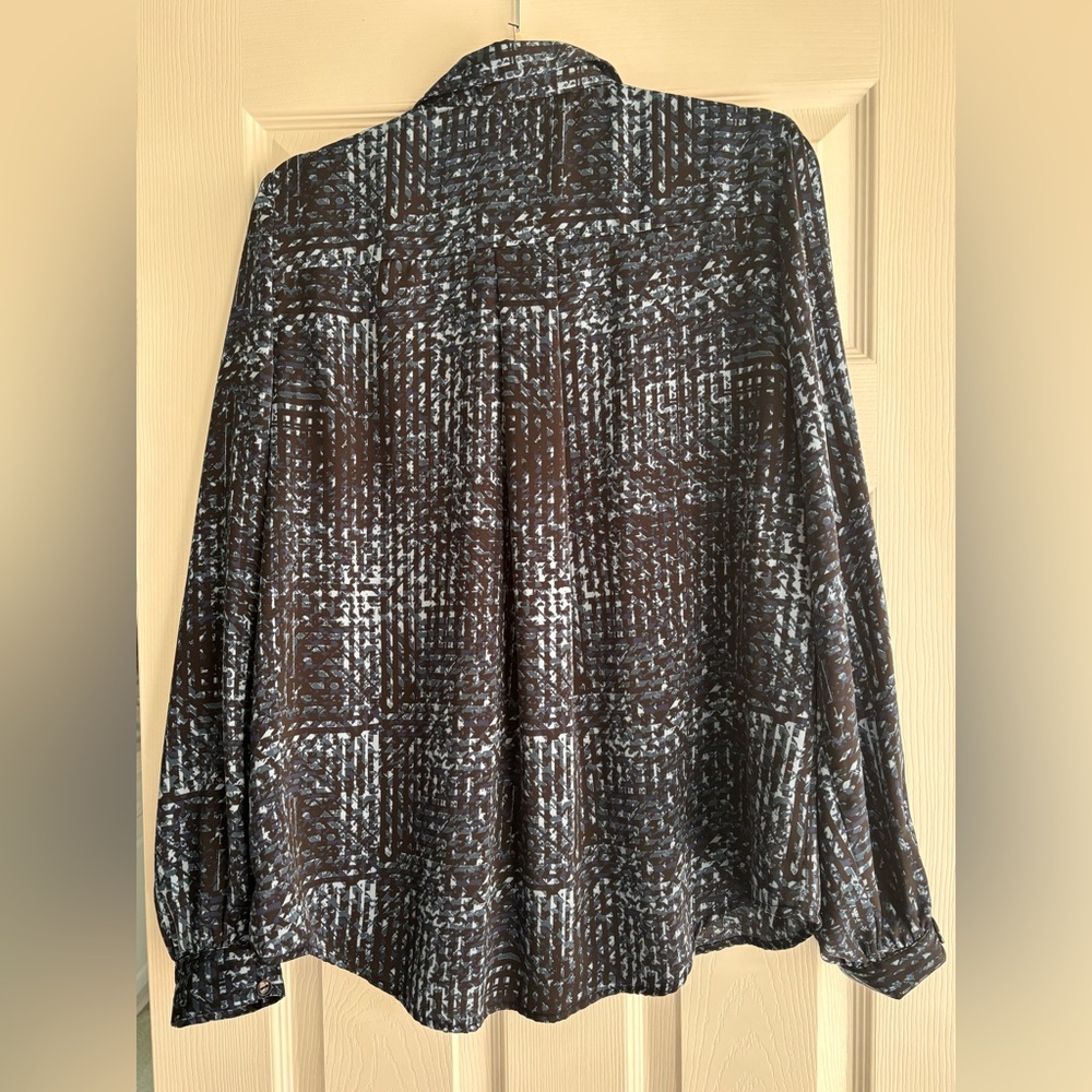 Zac & Rachel Monochrome Patterned Button Down Shirt - Picture 3 of 9